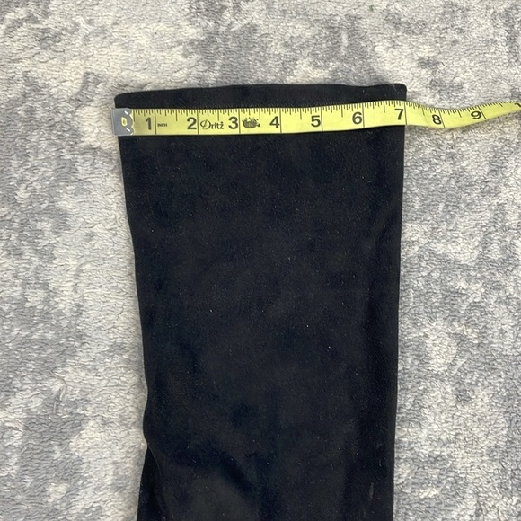 Steve Madden Isaac Black Vegan Suede Over the Knee Boots Black Sz 8 - Picture 11 of 16